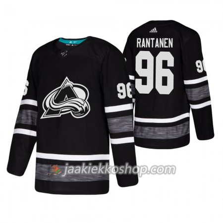 Miehille NHL Colorado Avalanche Pelipaita Mikko Rantanen 96 Musta 2019 All-Star Adidas Authentic